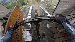 IXS EDC Verbier full practice run in the snow [upl. by Paulette]