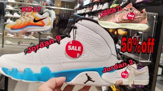 UPDATE STOCK  SALE FOOT LOCKER UP TOWN MALL  Nike Jordan  LeBron [upl. by Lallage312]