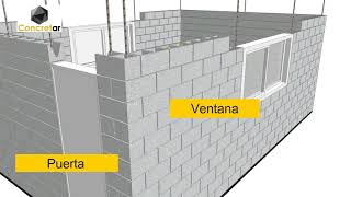 ¿Cómo construir súper fácil con Bloques de Hormigón [upl. by Gristede56]