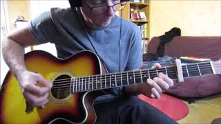 sarbacane Françis Cabrel cover guitare acoustique [upl. by Akiem]