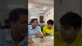 Henrys law fishes cksir class12 chemistry chandrakanttripathi Shorts [upl. by Broder]