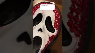 Bedazzling a Ghostface mask part two [upl. by Merralee575]