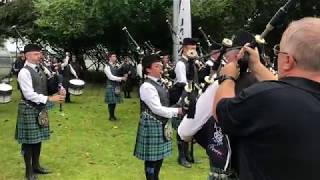 HD Inveraray and District  44 Marches to the line  Scottish Championships 2018 [upl. by Bertha]