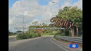 My 15 minutes journey in Belize What you need to know to cross Mexico and Belize border for FREE [upl. by Hsoj754]