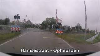 Railway crossing 212  Opheusden  Hamsestraat [upl. by Atsahs]