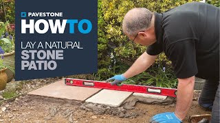 How To Lay a Natural Stone Garden Patio [upl. by Danforth105]