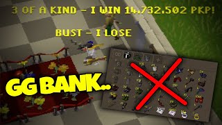 I have NEARLY LOST my ENTIRE BANK I cannot win a SINGLE GAMBLE Roat Pkz OSRS RSPS [upl. by Pitt]