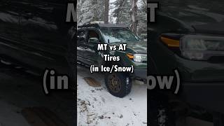 Mud Terrain Tires VS All Terrain Which is Better in IceSnow [upl. by Minabe]