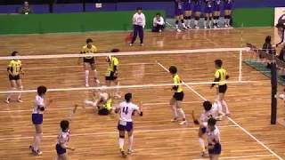 JOC杯バレー2017 女子東京選抜 得点シーン 準々決勝vs熊本戦 1227 全国中学バレー [upl. by Alihs]