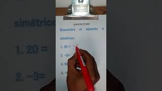 ¿Cómo sacar el número simétrico  numerosimetrico  profecesar matematicas clases prepa [upl. by Mariejeanne169]