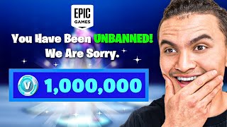 Epic UNBANNED My 10000 OG Fortnite Account [upl. by Rowena]