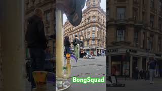 Ben Monteith busking at Glasgow St Enoch centre 420 culture legal lifestyle prescription art [upl. by Kery]