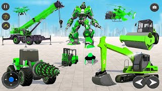 Hero Robot Multi Transform Excavator Jet Robot  Android Gameplay [upl. by Eirrod]