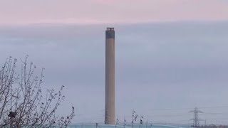 The Demolition of Littlebrook Power Station’s Chimney [upl. by Betthezul]