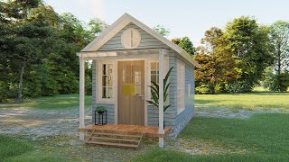 Tiny House Design 3 x 6 meters  190 sqft  Cute amp Cozy [upl. by Odnamra]