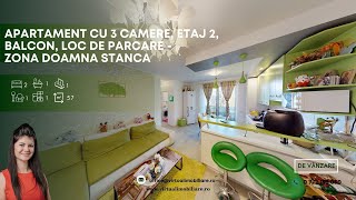 Apartament cu 3 camere parcare privata cu telecomanda balcon [upl. by Campney]