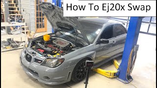 How To Jdm Ej20X Swap  0614 WRX 0407 STI 0509 LGT 0414 FXT [upl. by Forster]