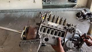 How to Make Overhaul fuel Injection Pump for Hino HO7C  Engine Starting Problem 7C [upl. by Ettenay496]