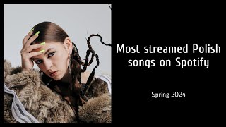 Most Streamed Polish Songs on Spotify  Spring 2024 [upl. by Aleehs]