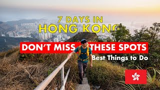 17 TOP THINGS TO DO in Hong Kong 🇭🇰  7 Days in HK Part 1 [upl. by Slohcin966]