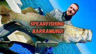 Spearfishing for Barramundi around coastal headlands [upl. by Genevieve281]