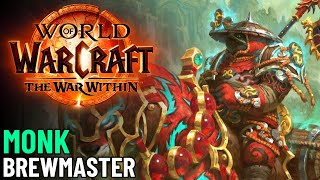 Brewmaster Monk Gameplay Livestream  Mythic Dungeons Raid Gear Grinding  WoW The War Within [upl. by Uela984]