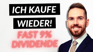 Diese Aktie mit fast 9 Dividende Ich kaufe schon wieder [upl. by Aveer]