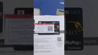 BPCL SBI Rupay Credit Card Unboxing  Best Fuel Card  SBICARD BPCL OCTANE credit card trending [upl. by Fiorenze]