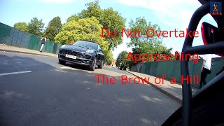 Porche Driver Attempts and Aborts Overtake Approaching The Brow of a Hill  HG17 CZY [upl. by Atlanta]