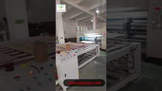 Lead edge 2 color flexo printer slotter Jeytop carton machinery [upl. by Yim218]