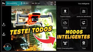 TESTEI os MODOS INTELIGENTES do DRONE FIMI MINI 3 [upl. by Giffer722]