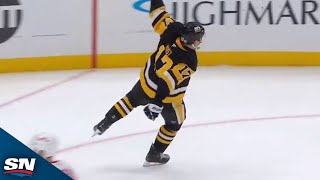 Penguins Bryan Rust Tucks Home Goal With Nasty Power Move [upl. by Leontine677]