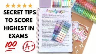 Top 10 exam tips to get A ✨without studying✨💯 study tips [upl. by Ayom]