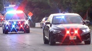 Police Cars Responding Compilation  Best Of 2017 [upl. by Paske244]