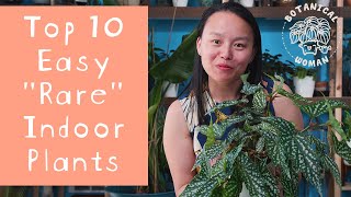 Top 10 Easy quotRarequot Indoor Plants [upl. by Bourne]