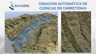 Creación automática de cuencas en vías para diseño de obras de drenaje transversal [upl. by Ainesey]