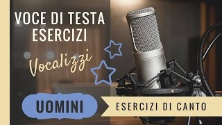 Esercizi per la Voce  Vocalizzi Voce Maschile  Voce di testa [upl. by Edea]