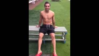 iceBucketChallenge Santi Cazorla [upl. by Danais]