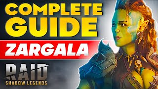 Zargala Raid Shadow Legends⚔️Masteries Build Gear 🎁FREE EPIC CHAMPION [upl. by Kostival]