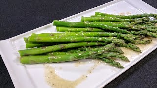 PanSteamed Asparagus with Butter Dressing [upl. by Luap]