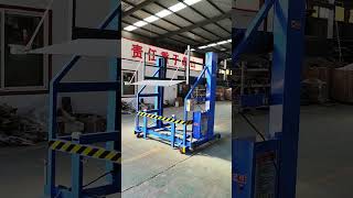 Pallet loading unloading lifter platform truck loading bridge [upl. by Dnomayd]