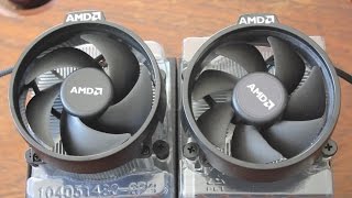 Ryzen Wraith Spire vs Wraith Stealth Cooler Showdown [upl. by Aisauqal]