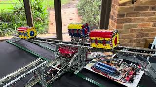 Meccano Rack and Pinion Railway [upl. by Monafo896]