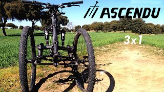 Testeando el prototipo de ASCENDU 3x1 50km de MTB [upl. by Mervin478]