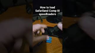 How to load Safariland COMP III Speedloaders revolver icore idpa [upl. by Sucram645]