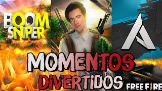 MOMENTOS DIVERTIDOS DE YOUTUBERS DE FREE FIRE 2  TheDonato BoomSniper Yair17 [upl. by Olen]