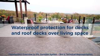 Duradek Vinyl Deck Waterproofing Introduction Overview [upl. by Gay597]