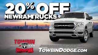 Towbin Dodge  20 Off New Ram Trucks [upl. by Eltsyrhc]