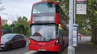 Streetdeck WH45403 SK19 FCO on London Bus Route 452 [upl. by Ahsiemal]