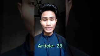 INDIAN CONSTITUTION ARTICLE 25 Translated into Kokborok [upl. by Furnary]